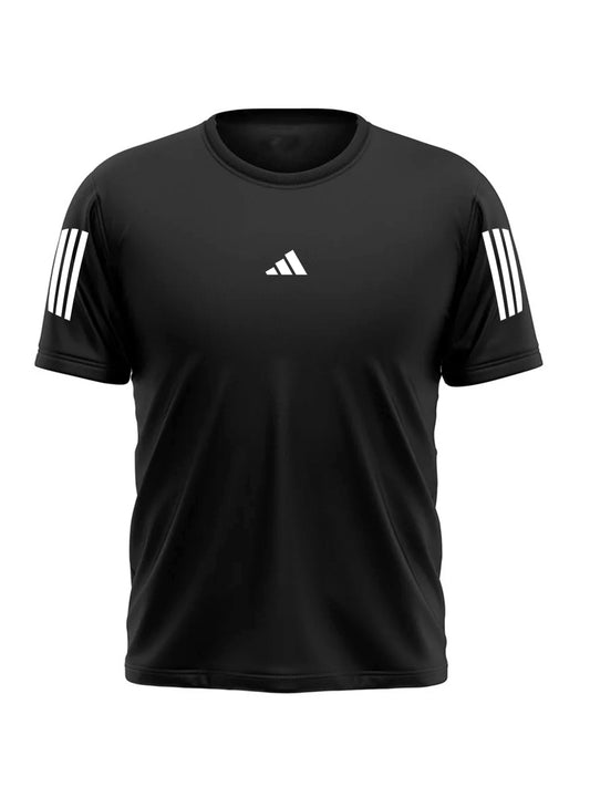 Men's Imported Mesh Dry-Fit Black Tees