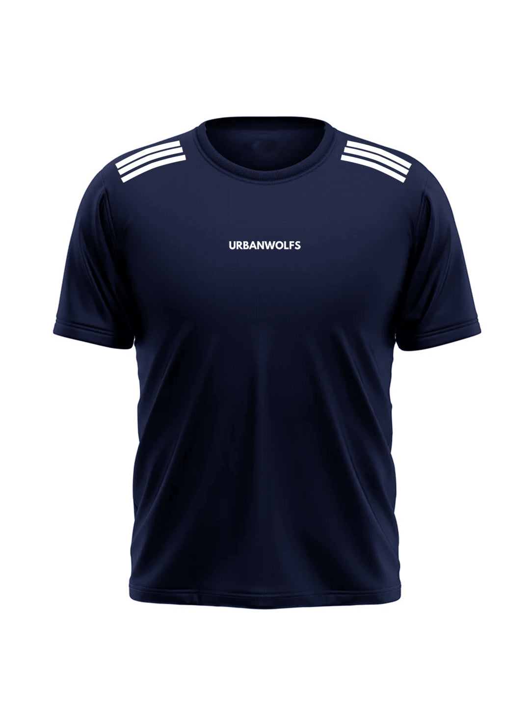 Urban Wolfs Men's Imported Mesh Dry-Fit Navy Tees